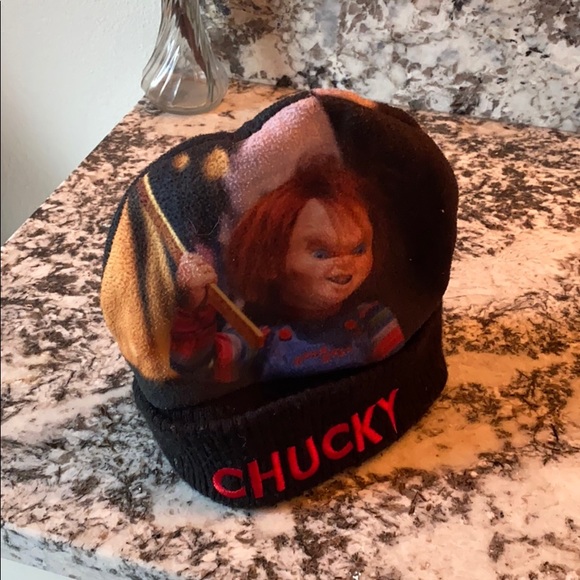 Chuckie horror movie 1980s themed winter beanie - Picture 3 of 3